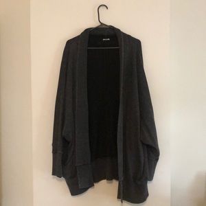Oversized gray cardigan